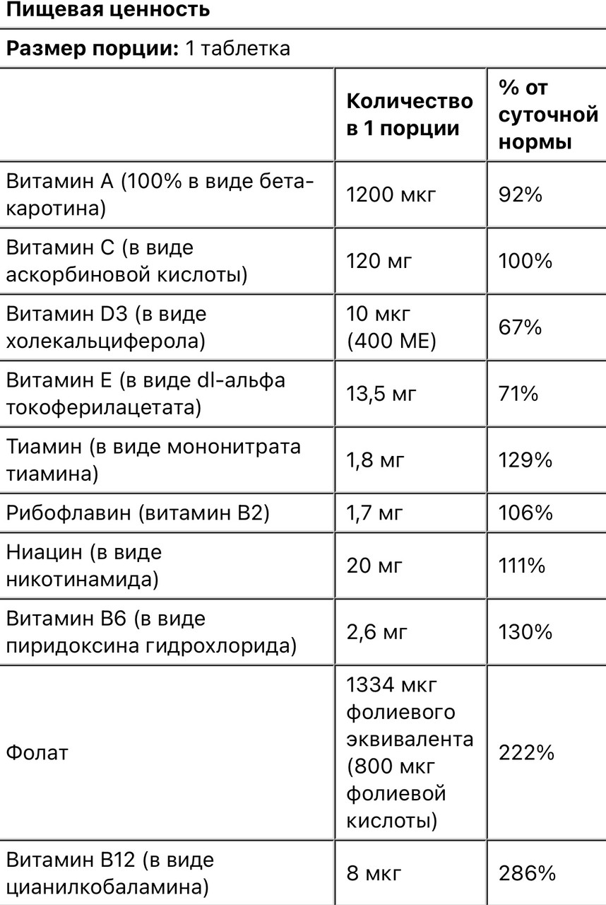 21st century комплекс с фолиевой кислотой для беременных, 60 таблеток - фото 3 - id-p110052967