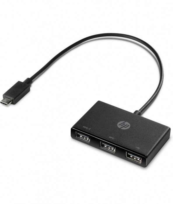 hp Адаптер портов HP Z6A00AA USB-C to 3 USB-A Hub - фото 1 - id-p110060856