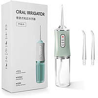 Портативный ирригатор для полости рта PPS pulse зеленого цвета большой