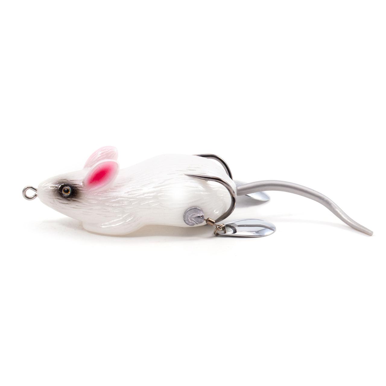 Мышь-незацепляйка Namazu MOUSE с лепестками, 76 мм, 26 г, цвет 12, крючок-двойник YR Hooks (BN) #2/0 - фото 1 - id-p110061827