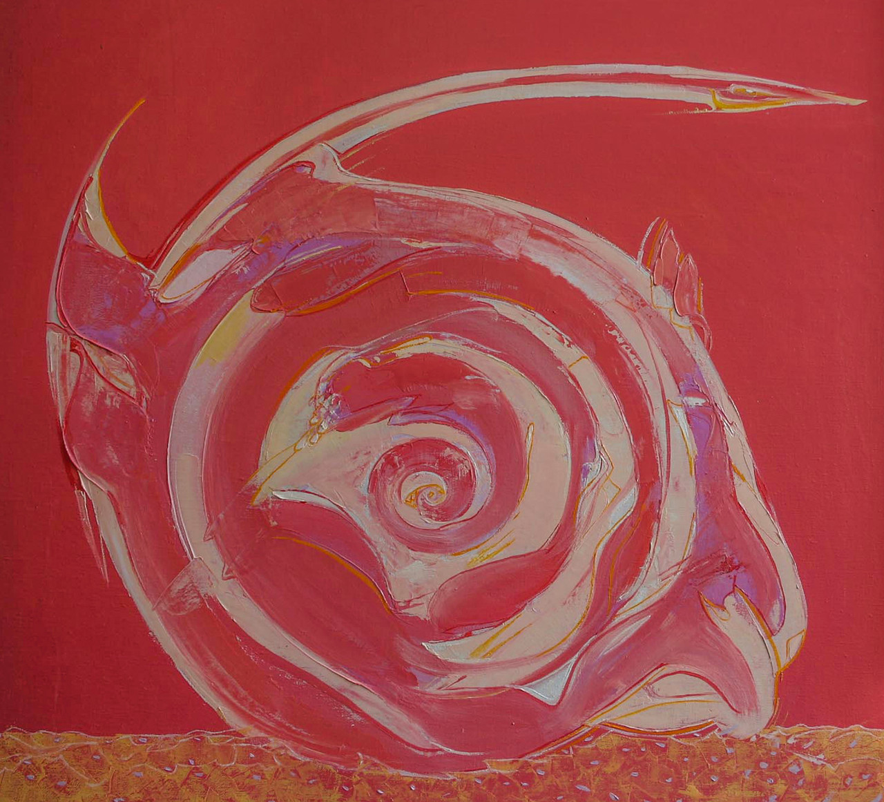Картина "Лебедь роза" - фото 1 - id-p110062699
