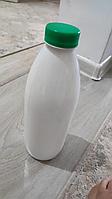 Бутылка 1Л 38мм белая круглая+крышка (100шт в мешке,ДШВ 92*78*26см, 3,2кг) (ВД 250х84мм)