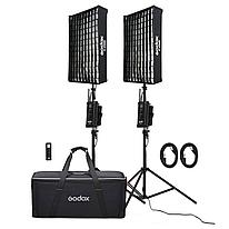 Комплект светодиодных осветителей Godox FL100-K2 kit гибкий 40*60CM