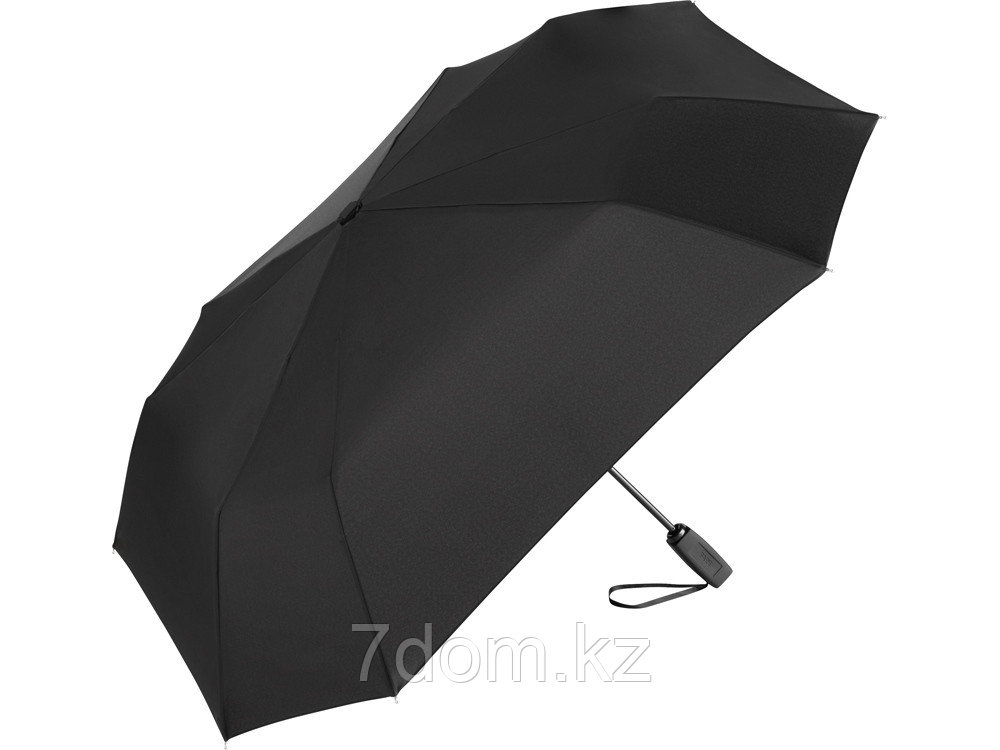 Зонт складной 5649 Square полуавтомат, черный, фото 1