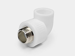 Угольник для полипролиленовых труб комбинированный  НР D25-3/4 PPR Контур