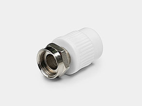 Муфта с накидной гайкой и латунной втулкой D25-3/4 PPR Контур