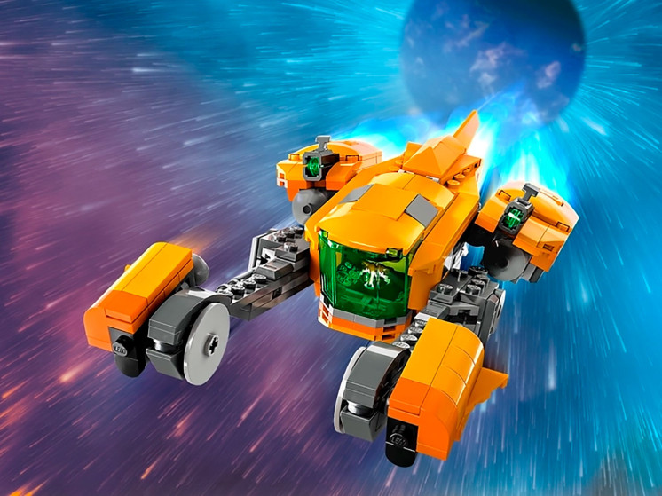 LEGO  Super Heroes 76254 Звездолёт малыша Ракеты, конструктор ЛЕГО