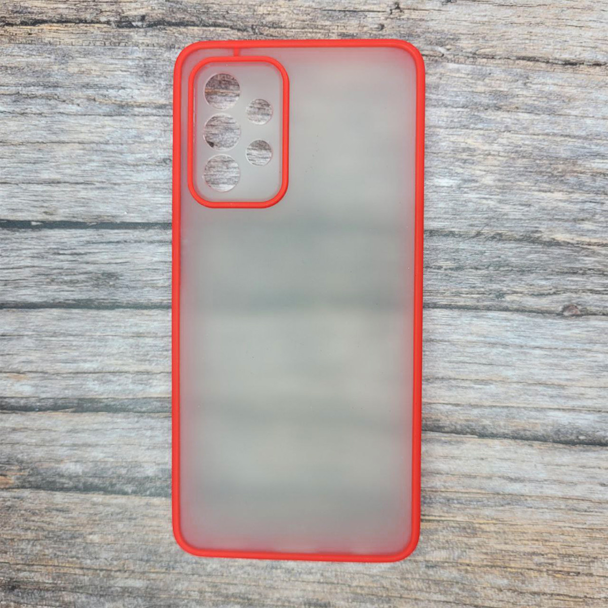 Чехол пластиковый на телефон Samsung Galaxy A52 4G красный - фото 1 - id-p110069689