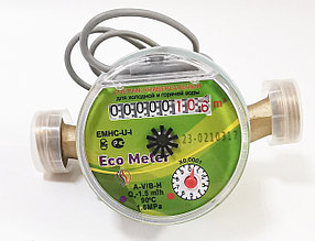 Счетчик воды универсальный - Eco Meter EMHC-U-I Ду 15 (Класс В), импульсный