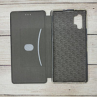 Чехол книжка на телефон Samsung Galaxy Note 10 Plus черный