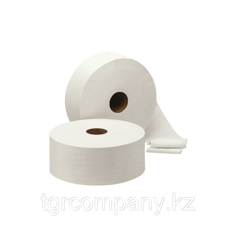 Туалетная бумага Jumbo 100 метр , d-17, 2 слоя, 100% (MRX) / в упаковке 12 штук - фото 1 - id-p107289530