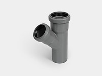 Тройник канализационный 50х50/45 ПП