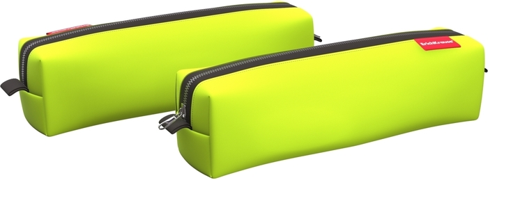Пенал квадро mini ErichKrause® 210x50x50мм Neon® Yellow, фото 1