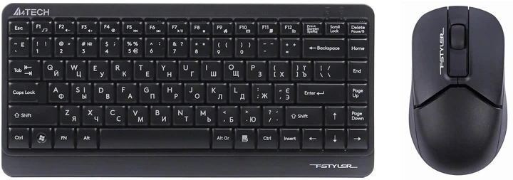 Клавиатура+мышь комплект беспроводной A4Tech Fstyler FG1112 - фото 3 - id-p100762026