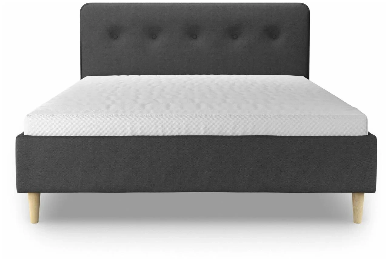 Кровать Дримс темно-серый 140х200 см - фото 3 - id-p110071353