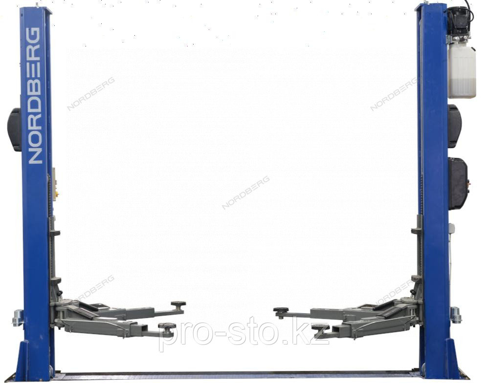 Подъемник Nordberg N4125-4,5T, 380V, 2х стоечный, 4,5т, синий