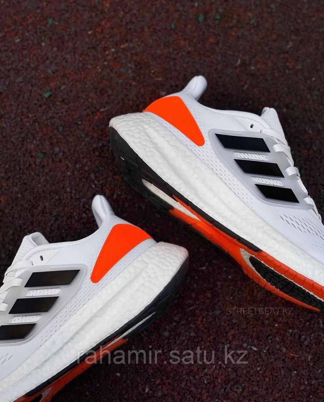 Крос Adidas Ultraboost 20 бел Голуб оранж, фото 1