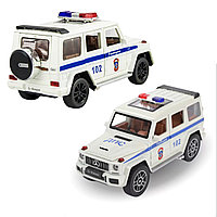 Игрушка детская машинка ДПС металлическая со свето-звуковым сопровождением Die-Cast Metal Model Car Kings-toy