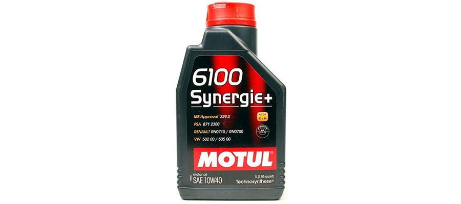 Моторное масло MOTUL 6100 SYNERGIE 10W-40 1л, фото 1