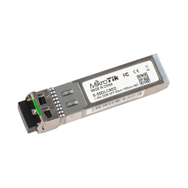 SFP module 1.25G SM 80km 1550nm Dual LC-connector DDM -40C +85C - фото 1 - id-p110072162