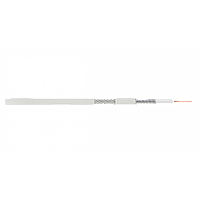 Кабель NETLAN коаксиальный, RG-11 (75 Ом), одножильный, CCS (омедненная сталь), внутренний, PVC нг(A), белый,