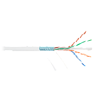 NIKOLAN F/UTP кабелі 4 жұп, мысық.6 (E класы), ISO/IEC сынағы, 250 мГц, бір ядролы, BC (таза мыс), 23AWG