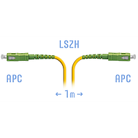 Патчкорд SC/APC-SC/APC SM 1м