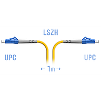 Патчкорд LC-LC/UPC, SM, 1 метр