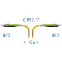 Патчкорд оптический FC/APC SM G.657.A1 10 метров