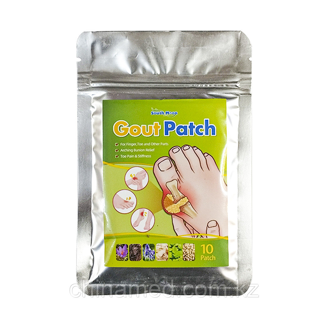 Пластырь Gout Patch (костные наросты на суставах, т.н. пяточные шпоры, "косточки" и т. п. )