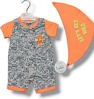 Песочник для малыша Baby Divo 122-1 серый, оранжевый 62