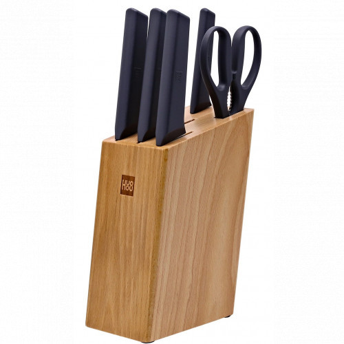 Huo Hou Hot Youth Edition Kitchen Knife 6 Piece Set Beech Wood Edition аксессуар (HU0057) - фото 2 - id-p110082759