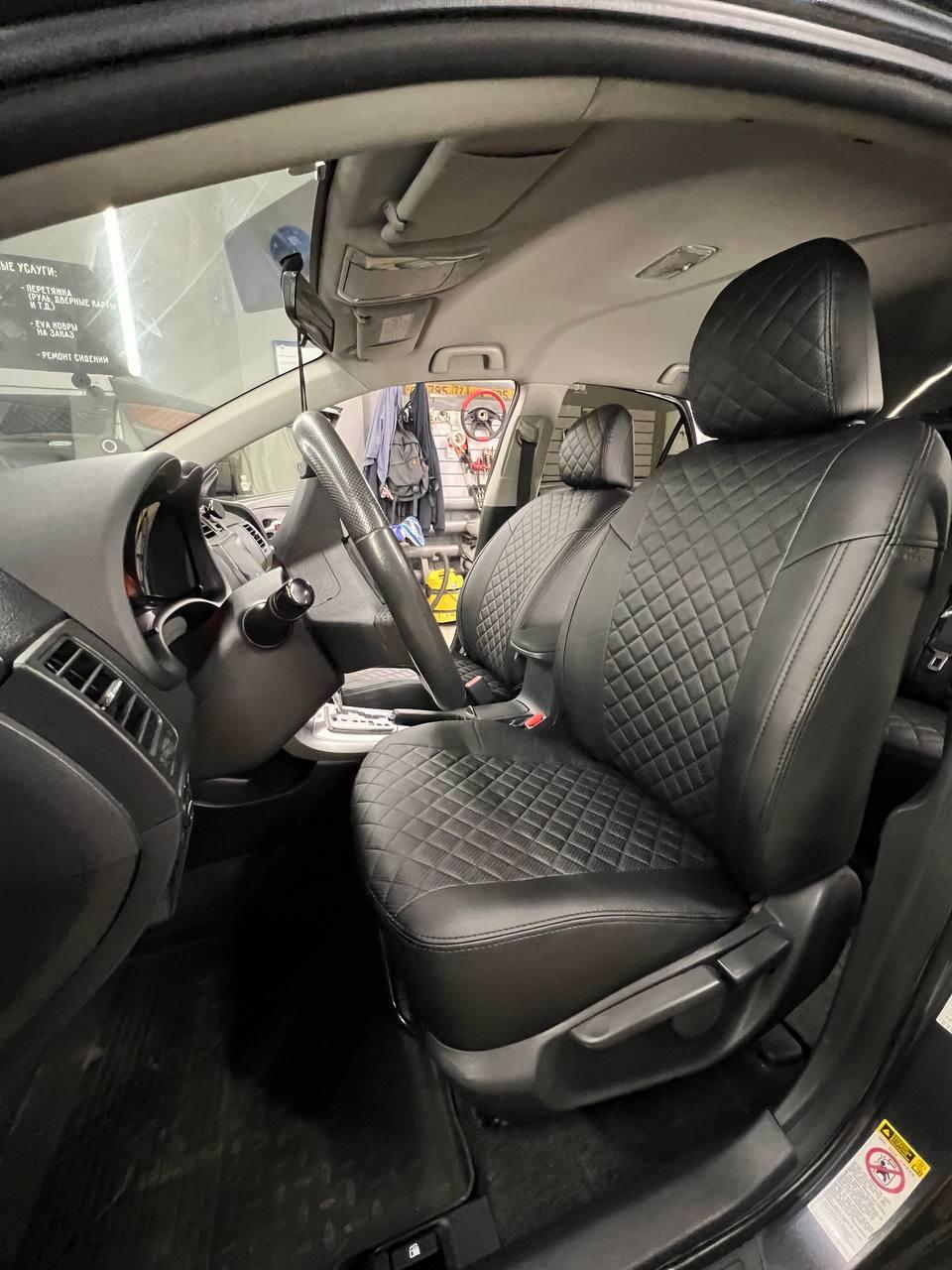 Авточехлы, чехлы на сиденья Toyota Corolla 2013-2019 Автопилот (ромб/классика) - фото 3 - id-p109957990