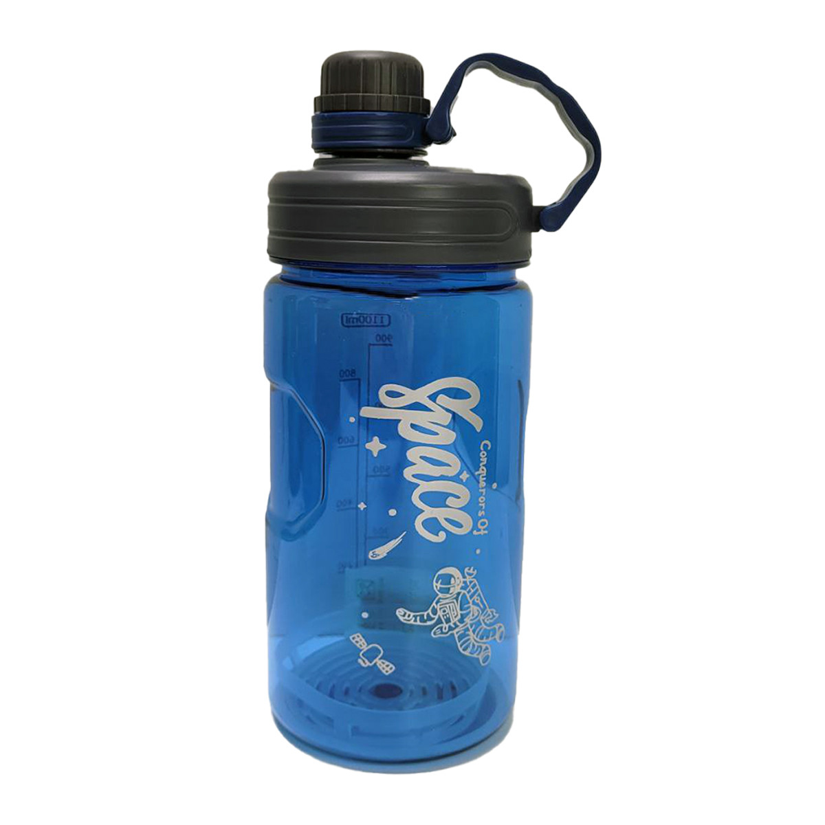Бутылка для воды большая 1100 мл синяя - фото 1 - id-p110083282