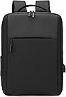 Черный рюкзак от дождя для ноутбука с USB входом Meinaili, фото 2