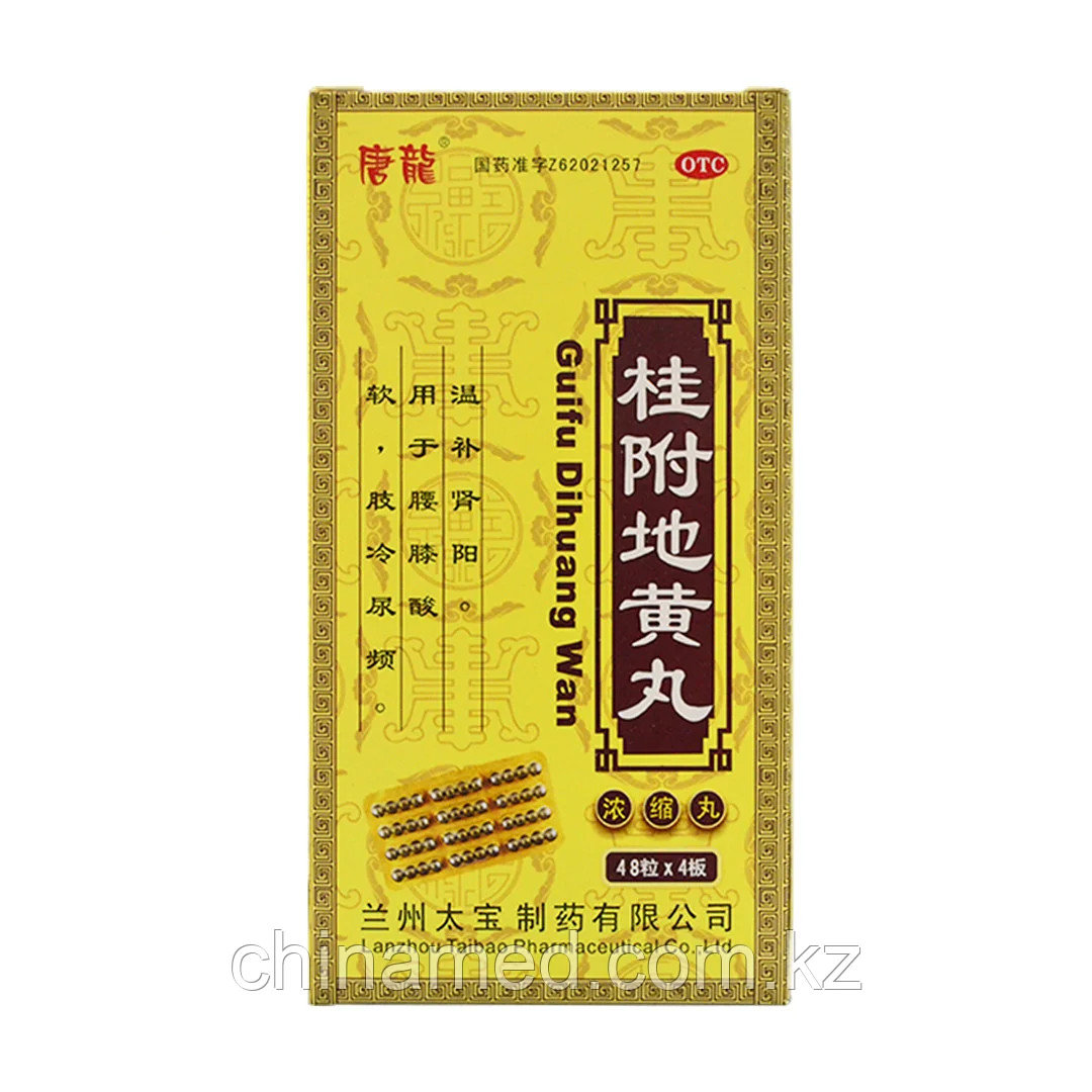 Guifu Dihuang Wan / Гуйфу Дихуан Вань (Золотой ларец) (заболевания почек, недержание, бесплодие)