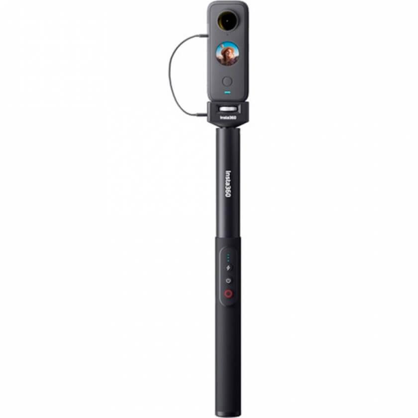 Insta360 Power Selfie Stick Монопод с пультом и аккумулятором (33-100 см) - фото 2 - id-p110084887