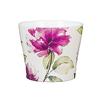 Кашпо керамика серия COLOURFUL MIX 808/15 | Scheurich Burgundy Rose