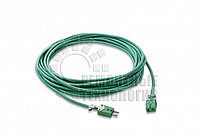 Силиконовые компенсационные кабели 2х1,5 мм2 c термопарными разъемами