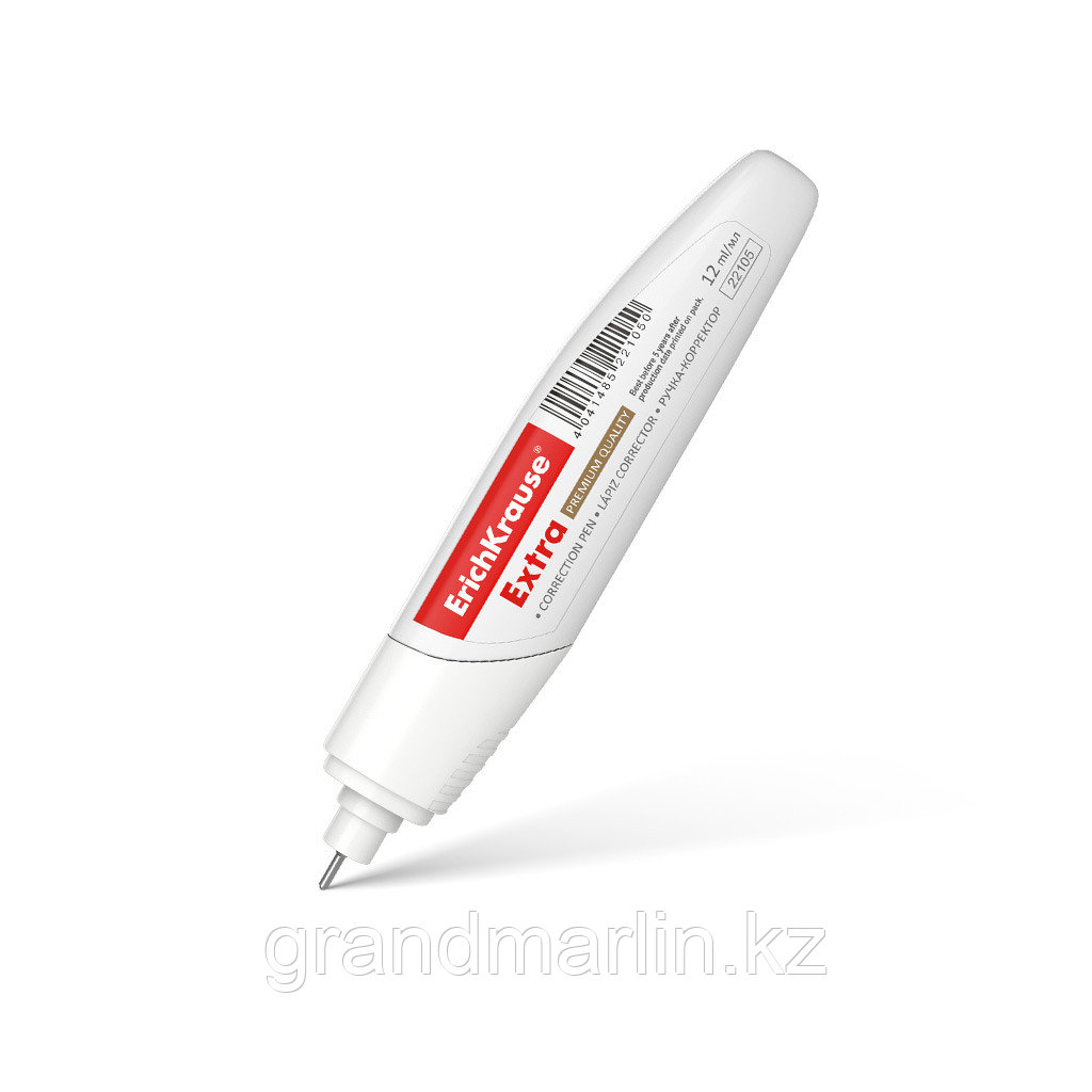 Ручка-корректор ErichKrause® Extra, 12мл (в тубусе по 12 шт.) - фото 1 - id-p107465424