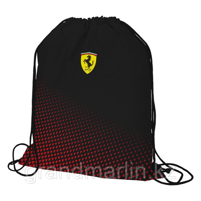 Мешок для обуви 430 х 340 мм Ferrari чёрный/красный FEIB-UT1-883 - фото 1 - id-p110086345