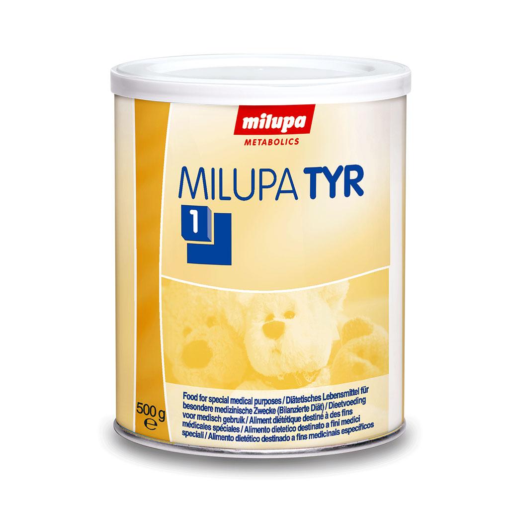 Детское сухое питание специального лечебного назначения МИЛУПА ТИР 1 MILUPA TYR 1 детям с тирозинемией - фото 1 - id-p110087668
