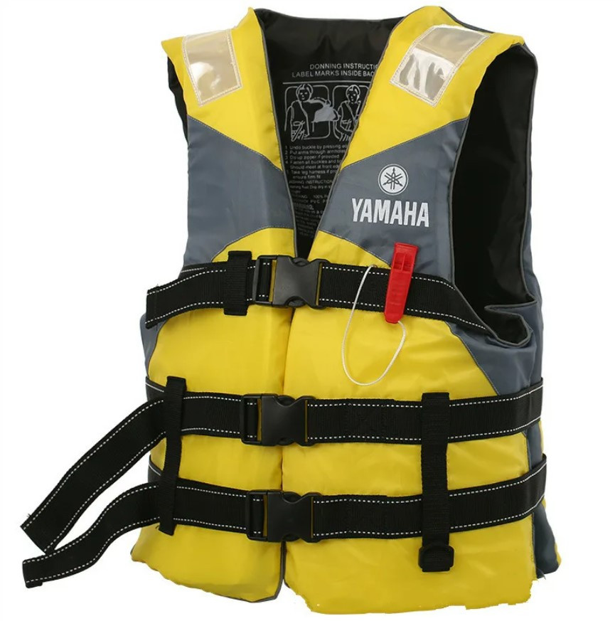 Спасательный жилет "Yamaha" YMH-07 р.2XL, материал полиэстер, цвет: желтый - фото 1 - id-p110086252