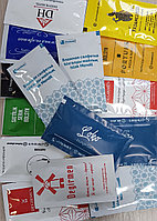 Влажные салфетки в индивидуальной упаковке Влажные салфетки с логотипом и без логотипа