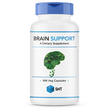 БАД Brain Support - Ginkgo Biloba 120 mg, 100 veg.caps, SNT, фото 1