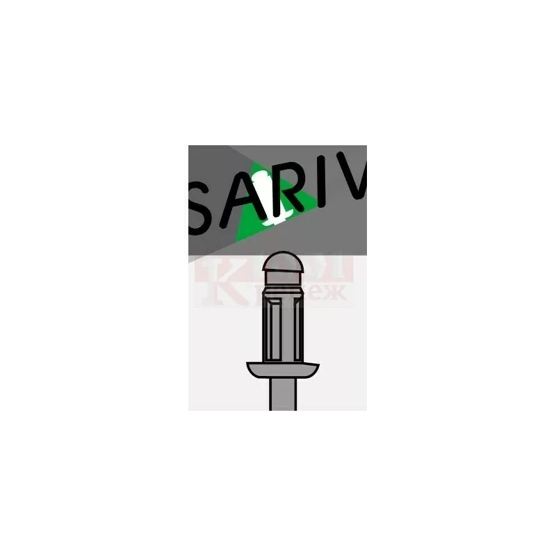 Al/Al Заклепка вытяжная распорная Sariv алюминиевая, 4x16 мм - фото 4 - id-p110088656