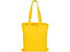 Сумка для шопинга Carryme 140 хлопковая, 140 г/м2, желтый, фото 3