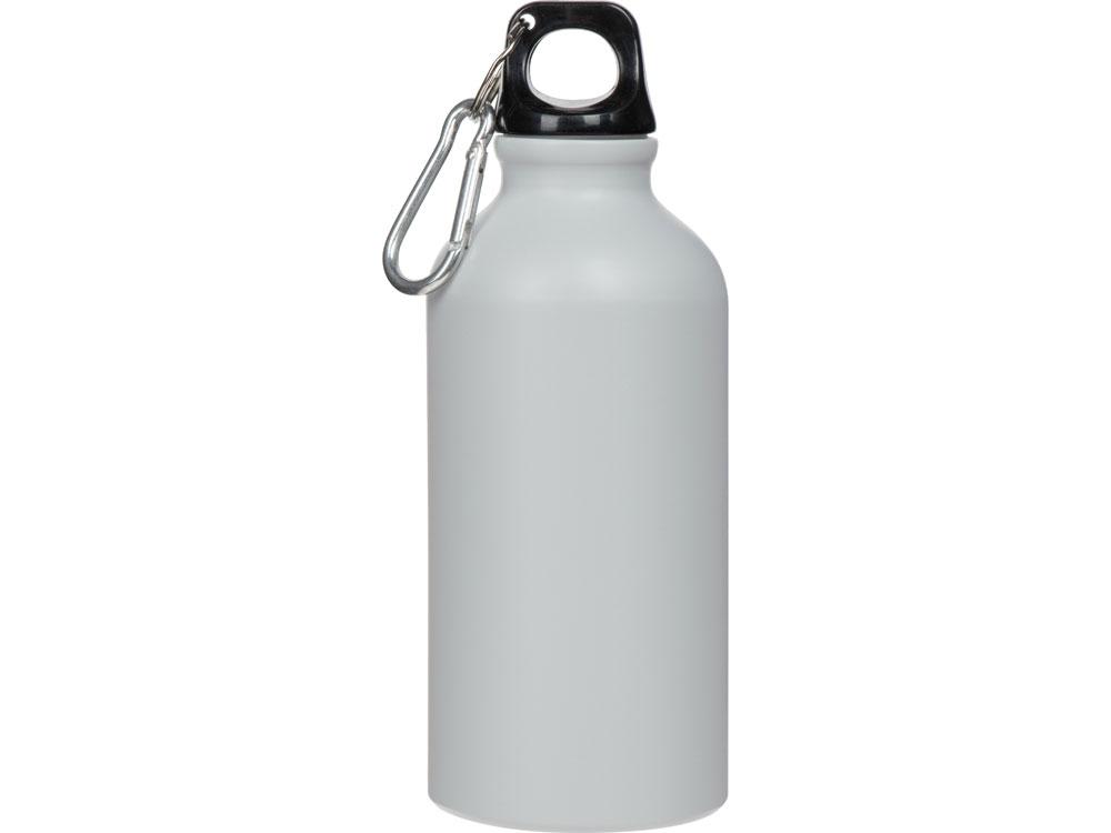Матовая спортивная бутылка Hip S с карабином и объемом 400 мл, серый - фото 3 - id-p110092536