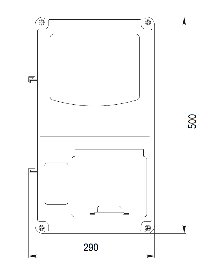 Корпус пластиковый ЩУРн-П 3/12 IP66 PC LIGHT IEK - фото 3 - id-p110085862