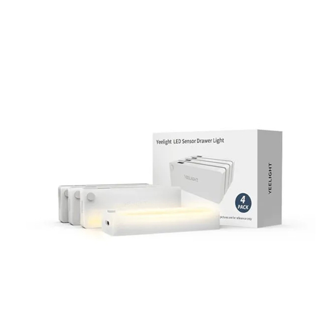 Светильник c датчиком движения Yeelight Sensor Drawer Light 4шт Белый - фото 1 - id-p110097098